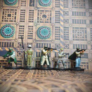 Star Wars Miniatures - 5 Rebel Troopers